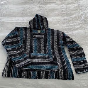 Baja Joe drug rug poncho